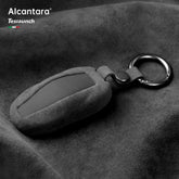 Genuine Alcantara Tesla Key Fob Case - Fits Model 3 Model Y Model S & X - Tesla Exterior Accessories > Remote Key Cover