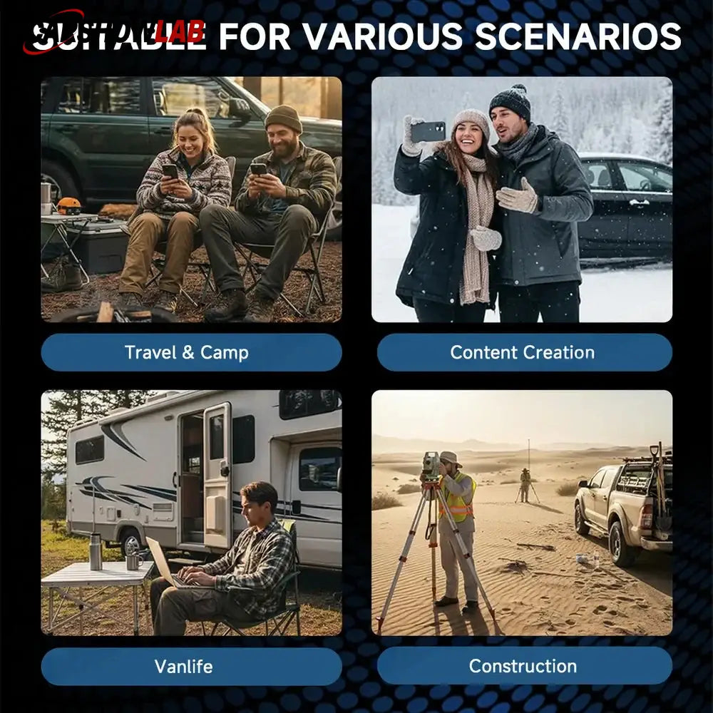 Heavy Duty Car Suction Mount for Starlink Mini - Portable RV Window Kit - Tesla Interior Accessories > Starlink
