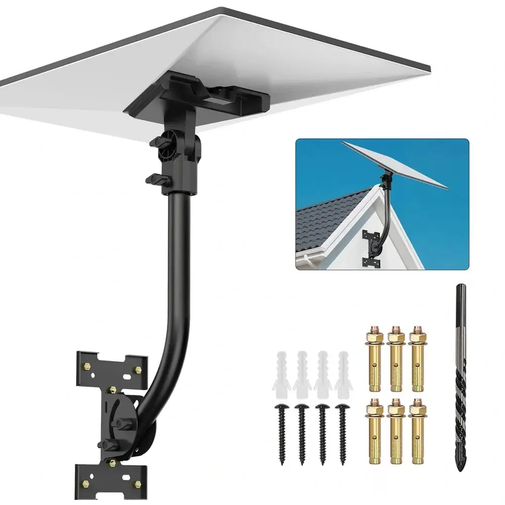 Heavy Duty Starlink Gen 3 Roof Mount - Waterproof Wall Bracket (Adjustable) - Tesla Interior Accessories > Starlink