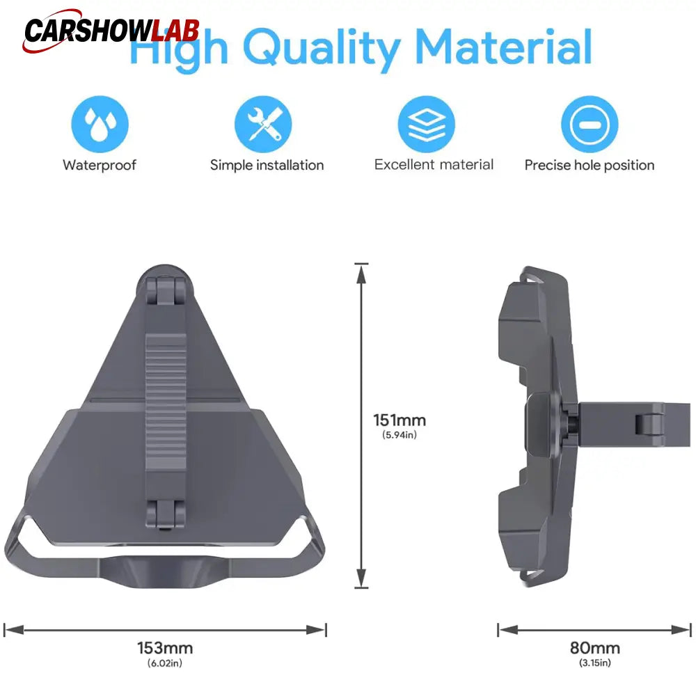 Heavy Duty Starlink Mini Square Pole Mount - Aluminum Roof Rack Bracket for RV - Tesla Exterior Accessories > Starlink