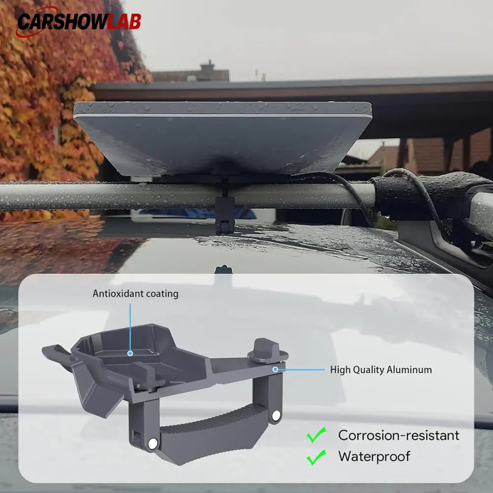 Heavy Duty Starlink Mini Square Pole Mount - Aluminum Roof Rack Bracket for RV - Tesla Exterior Accessories > Starlink