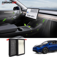 HEPA Cabin Air Filter for Tesla Model Y 2020-2024 | Activated Carbon Kit - Tesla Interior Accessories > Air Filter