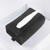 Luxury Alcantara Car Tissue Holder for Tesla Model 3 Y X S | Suede Interior Decor - Tesla Interior Accessories > Seat >