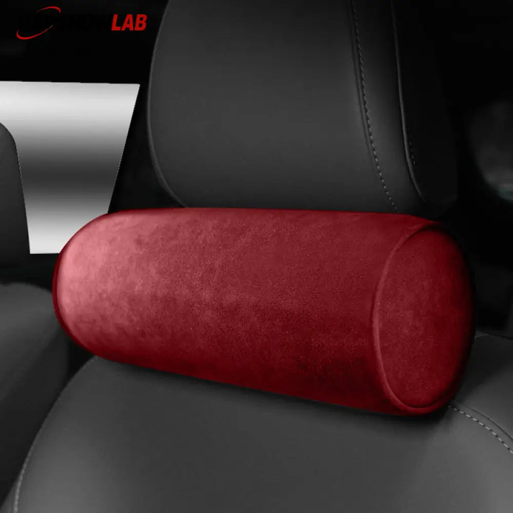 Luxury Alcantara Tesla Headrest Pillow for Model 3 Y S X - Memory Foam - Tesla Interior Accessories > Seat > Pillow
