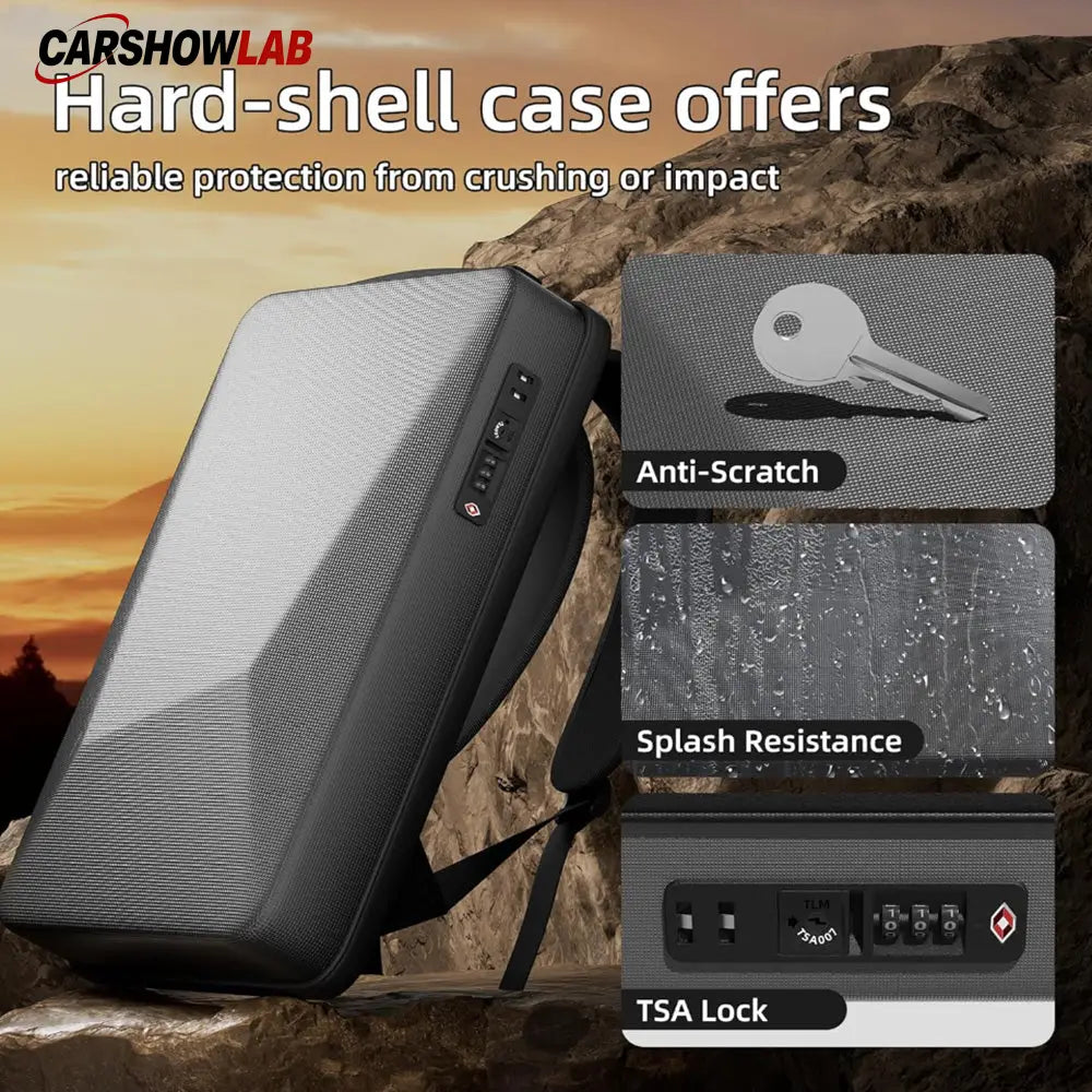 Portable Starlink Mini Case with TSA Lock & USB Charging Port - Travel Bag - Tesla Exterior Accessories > Starlink