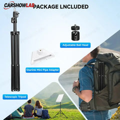 Portable Starlink Mini Mount | Heavy Duty Adjustable Tripod for RV & Camping - Tesla Exterior Accessories > Starlink
