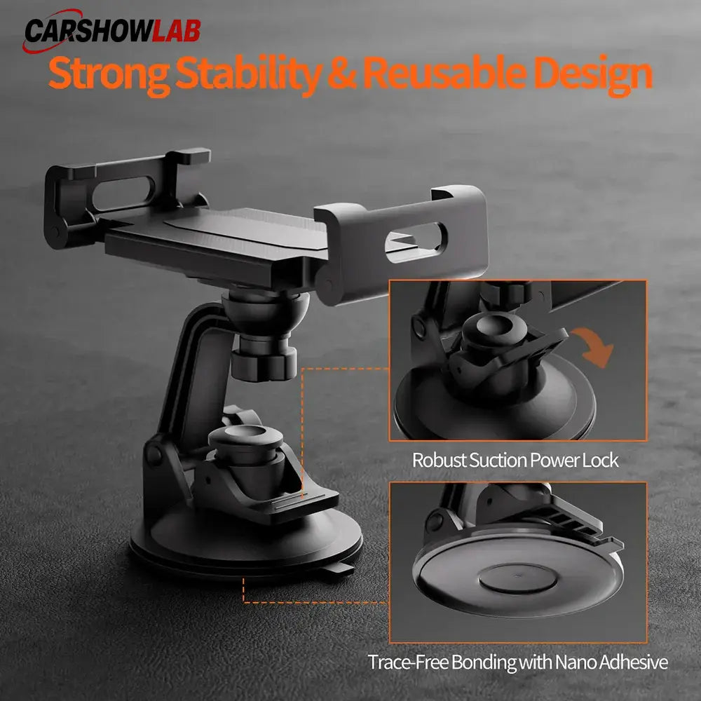 Portable Starlink Mini Mount | Heavy Duty Suction Cup for Van & Travel - Tesla Interior Accessories > Starlink