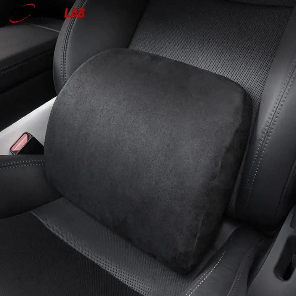 Premium Alcantara Tesla Neck & Back Support - Memory Foam Pillow for Model 3/Y - Tesla Interior Accessories > Seat >