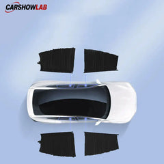 Sliding Privacy Sunshade for Tesla Model 3 & Y - Track Mount Window Curtain - Tesla Interior Accessories > Side Windows