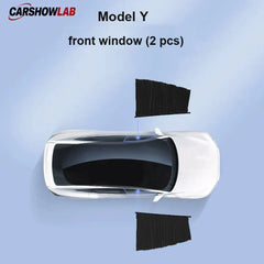 Sliding Privacy Sunshade for Tesla Model 3 & Y - Track Mount Window Curtain - Tesla Interior Accessories > Side Windows