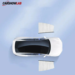 Sliding Privacy Sunshade for Tesla Model 3 & Y - Track Mount Window Curtain - Tesla Interior Accessories > Side Windows