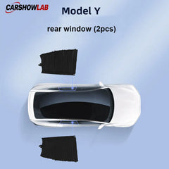 Sliding Privacy Sunshade for Tesla Model 3 & Y - Track Mount Window Curtain - Tesla Interior Accessories > Side Windows