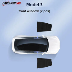 Sliding Privacy Sunshade for Tesla Model 3 & Y - Track Mount Window Curtain - Tesla Interior Accessories > Side Windows