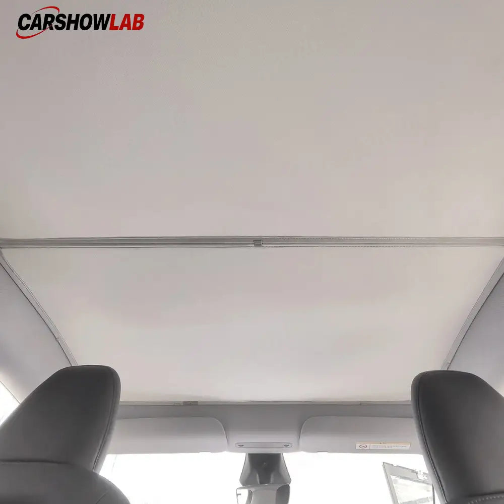 Split Glass Roof Sunshade for Tesla Model Y Juniper 2025+ | No-Sag UV Shield - Tesla Interior Accessories > Sunroof >