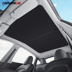 Split Sunroof Sunshade for Tesla Model Y 2020-2024 - Premium Heat Insulation - Tesla Interior Accessories > Sunroof >