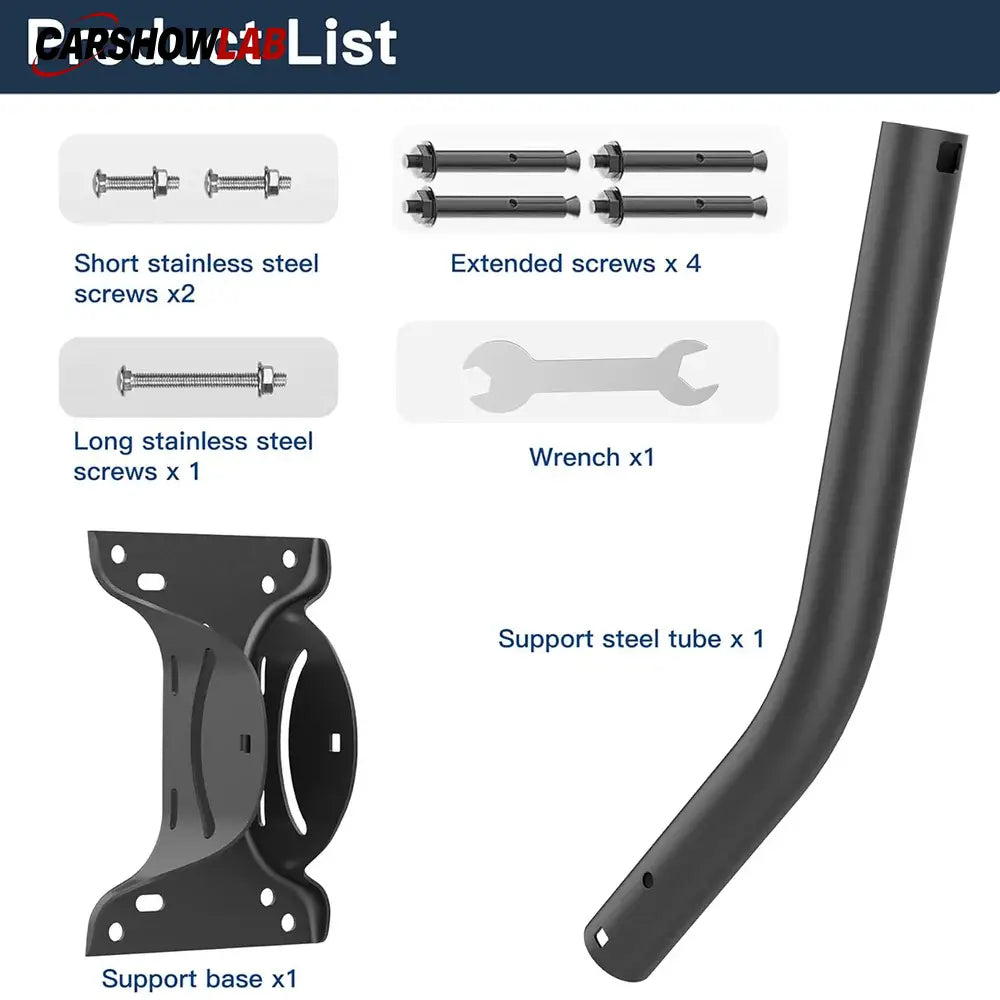 Starlink Gen 2 Mount - Adjustable Roof & Wall Bracket for Satellite Dish - Tesla Exterior Accessories > Starlink