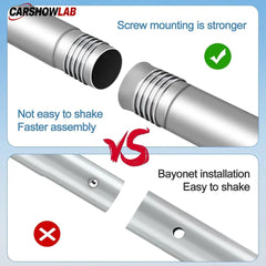 Starlink Gen 2 Mount for RV - 7FT Ground Pole Kit & Aluminum Adapter - Tesla Exterior Accessories > Starlink
