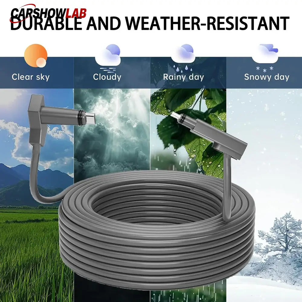 Starlink Gen 2 Replacement Cable - High-Speed Weatherproof Extension Wire - Tesla Exterior Accessories > Starlink