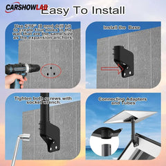 Starlink Gen 3 Adjustable Mount - Weatherproof Wall & Roof Bracket Kit - Tesla Exterior Accessories > Starlink