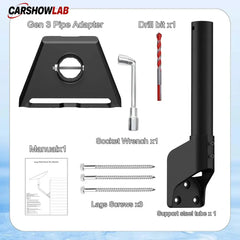 Starlink Gen 3 Adjustable Mount - Weatherproof Wall & Roof Bracket Kit - Tesla Exterior Accessories > Starlink