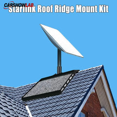 Starlink Gen 3 Adjustable Roof Mount - Heavy Duty No-Drill Ridge Bracket - Tesla Exterior Accessories > Starlink
