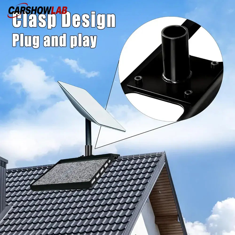 Starlink Gen 3 Adjustable Roof Mount - Heavy Duty No-Drill Ridge Bracket - Tesla Exterior Accessories > Starlink