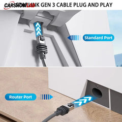 Starlink Gen 3 Extension Cable 29M (95FT) - 1200Mbps Cat6 Weatherproof Cord - Tesla Exterior Accessories > Starlink