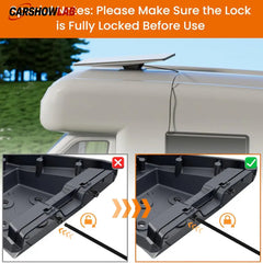 Starlink Gen 3 Locking Roof Mount - Heavy-Duty Dish Bracket for RVs & Trucks - Tesla Exterior Accessories > Starlink
