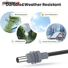 Starlink Mini 12V DC Charging Cable - 3M O-Ring Battery Wire for RV & Off-Grid - Tesla Exterior Accessories > Starlink