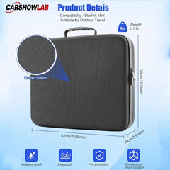 Starlink Mini Case - Waterproof EVA Storage Bag for Starlink Mini Accessories - Tesla Exterior Accessories > Starlink