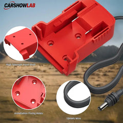 Starlink Mini DC Power Cable for Milwaukee 18V M18 Battery - Portable Adapter - Tesla Exterior Accessories > Starlink