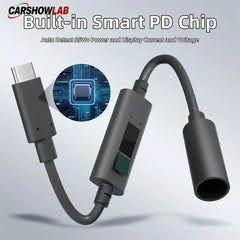 Starlink Mini PD USB-C Power Adapter - LED Volt/Amp Monitor Weatherproof - Tesla Exterior Accessories > Starlink