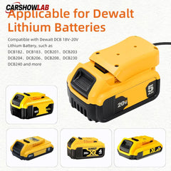 Starlink Mini Power Adapter for DeWalt 18V/20V Batteries - Portable DC Cable - Tesla Exterior Accessories > Starlink