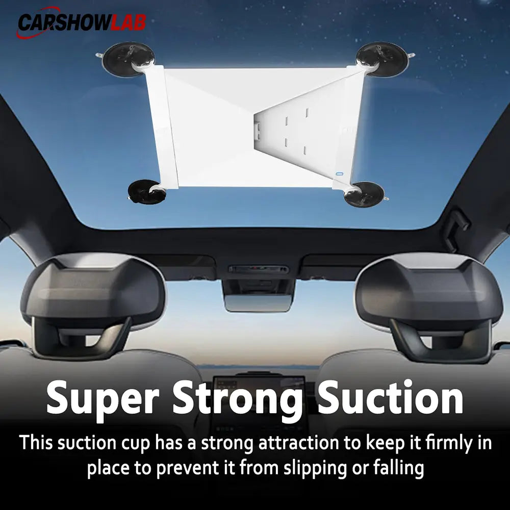 Starlink Mini Vehicle Mount | Heavy Duty Magnetic Roof & Window Suction Base - Tesla Interior Accessories > Starlink