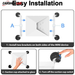 Starlink Mini Vehicle Mount | Heavy Duty Magnetic Roof & Window Suction Base - Tesla Interior Accessories > Starlink