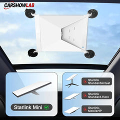 Starlink Mini Vehicle Mount | Heavy Duty Magnetic Roof & Window Suction Base - Tesla Interior Accessories > Starlink