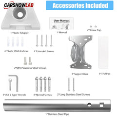 Starlink V3 Wall Mount Kit - Snap-On Straight Pipe Roof Bracket for Starlink - Tesla Exterior Accessories > Starlink