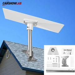Starlink V3 Wall Mount Kit - Snap-On Straight Pipe Roof Bracket for Starlink - Tesla Exterior Accessories > Starlink
