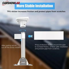 Starlink V3 Wall Mount Kit - Snap-On Straight Pipe Roof Bracket for Starlink - Tesla Exterior Accessories > Starlink