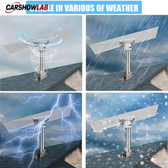 Starlink V3 Wall Mount Kit - Snap-On Straight Pipe Roof Bracket for Starlink - Tesla Exterior Accessories > Starlink