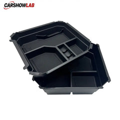 Tesla Cybertruck Center Console Storage Trays | 2-Pack Double Layer Organizer - Tesla Interior Accessories > Center