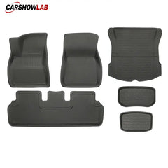 Tesla Model 3 All-Weather Floor Mats 2021-2023 - Custom XPE Interior Liners - Tesla Interior Accessories > Floor Mat