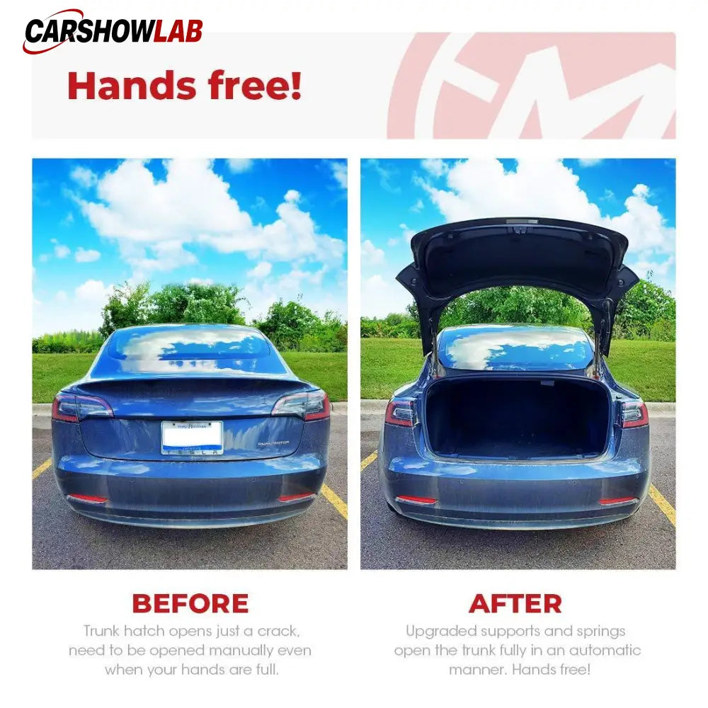 Tesla Model 3 Automatic Trunk Lift Struts 2017-2023 | 2-Piece Power Upgrade - Tesla Interior Accessories > Frunk Trunk