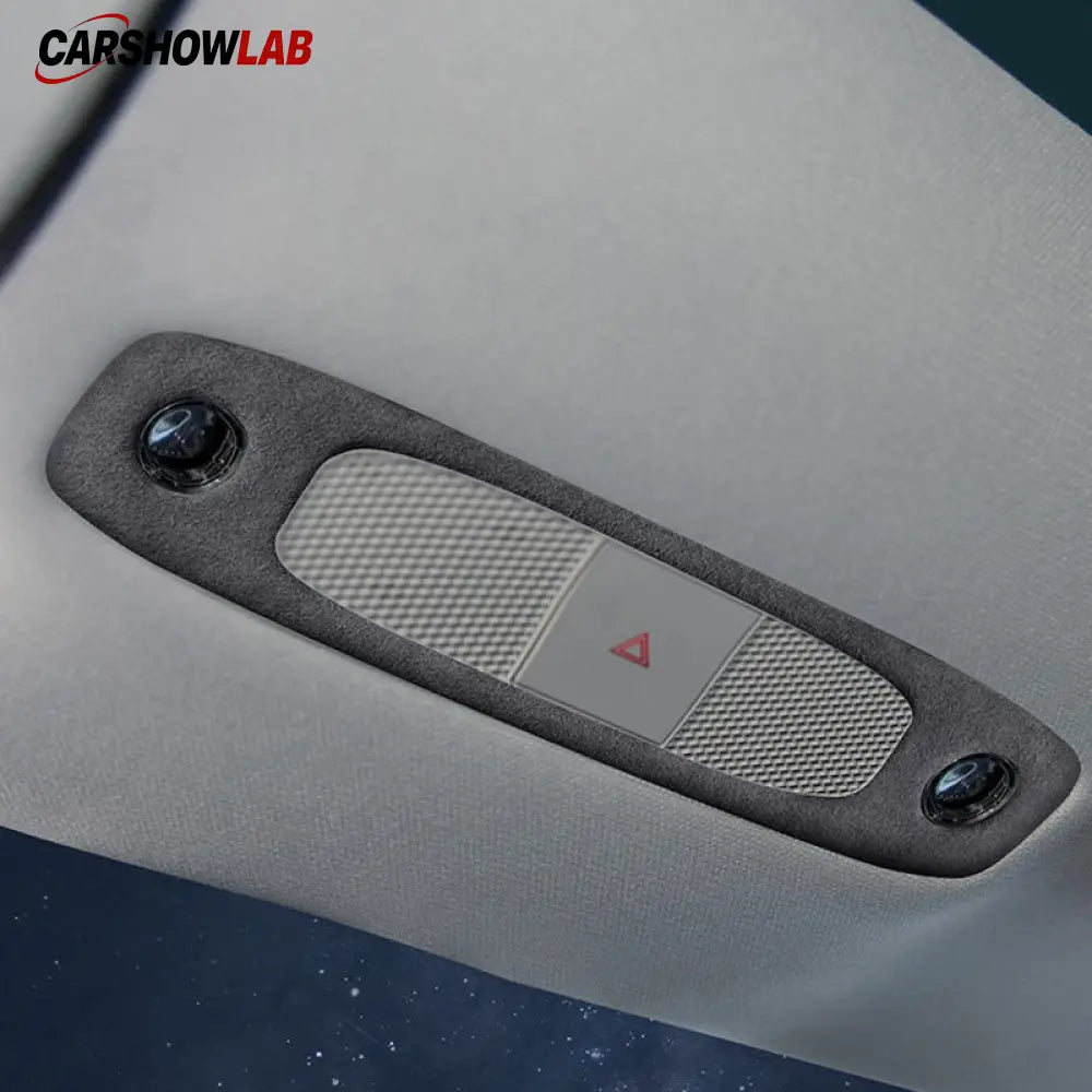 Tesla Model 3/Y Alcantara Reading Light Trim - Premium Interior Accessory - Tesla Interior Accessories > Reading Light