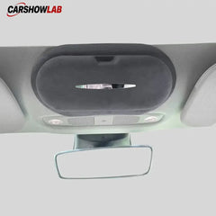 Tesla Model 3/Y Alcantara Sunglasses Case - Official Suede Storage Organizer - Tesla Interior Accessories > Sunglasses
