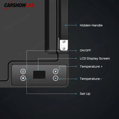 Tesla Model X Portable Trunk Freezer 40L | 12V Fridge for 6/7 Seat US Version - Tesla Interior Accessories > Frunk