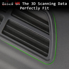 Tesla Model Y Air Inlet Protector 2021-2024 - Snap-In HVAC Intake Cover - Tesla Interior Accessories > Frunk Trunk >