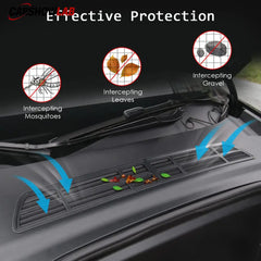 Tesla Model Y Air Inlet Protector 2021-2024 - Snap-In HVAC Intake Cover - Tesla Interior Accessories > Frunk Trunk >