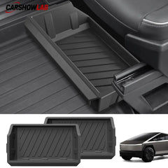 Under Seat Storage Tray for Tesla Cybertruck | Hidden Interior Organizer Bin - Tesla Interior Accessories > Seat >