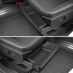 Under Seat Storage Tray for Tesla Cybertruck | Hidden Interior Organizer Bin - Tesla Interior Accessories > Seat >